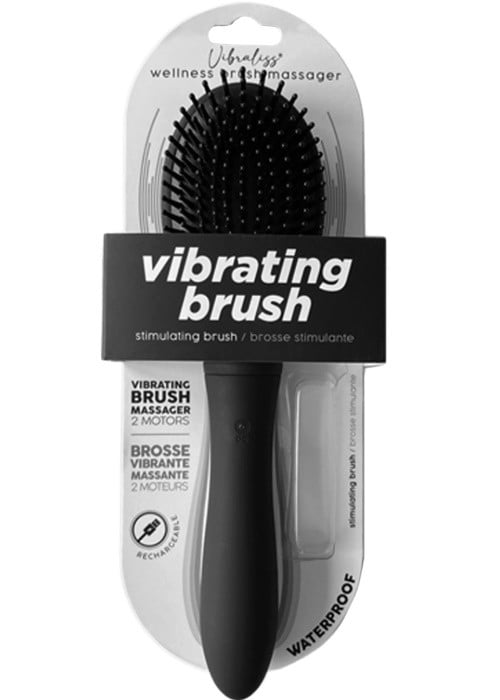 Вибратор расческа Vibraliss Vibrating Brush (Black) - Изображение 4