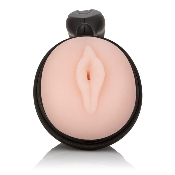 Мастурбатор с вибро Optimum Power Grip-N-Stroke от CalExotics - Изображение 5