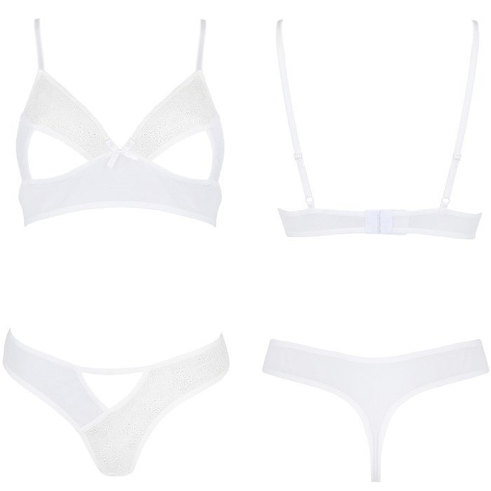 Комплект бюстгальтер и трусики Avanua Adelina Set (White) - Изображение 5