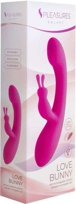 Вибратор кролик S Pleasures Love Bunny (Pink) - Изображение 3