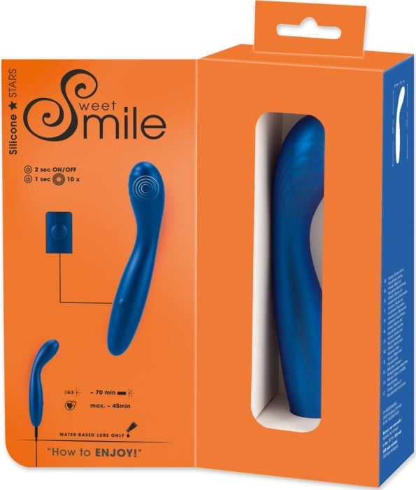 Гибкий вибратор для точки-G Sweet Smile Flexible G-Spot - Изображение 11