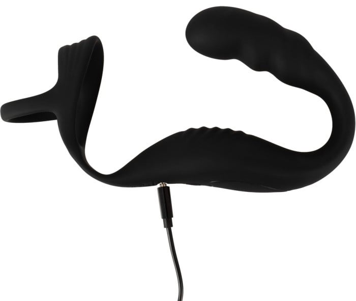 Ерекційне кільце з анальною стимуляцією і вібрацією Cock Ring with RC Prostate Plug від Orion - Зображення 14