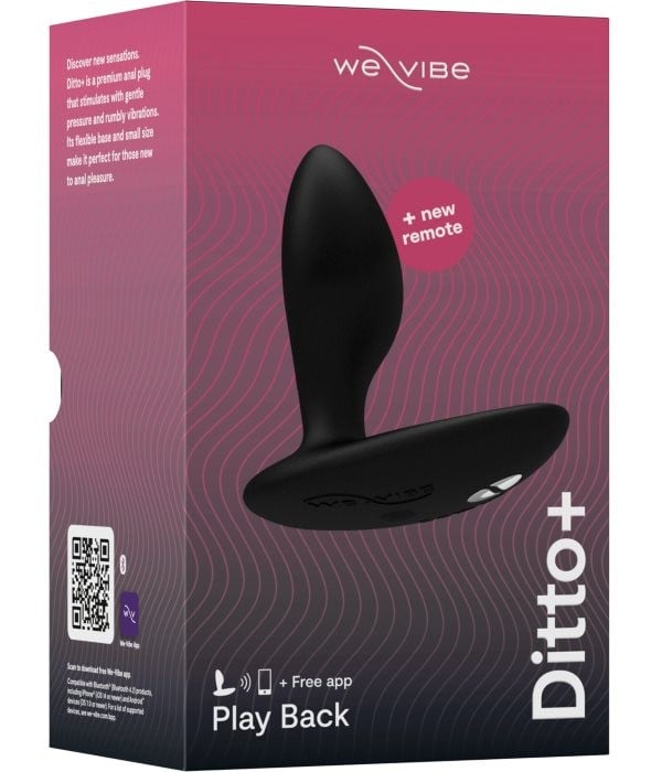 Анальная пробка с вибро We-vibe Ditto+ (Black) - Изображение 15