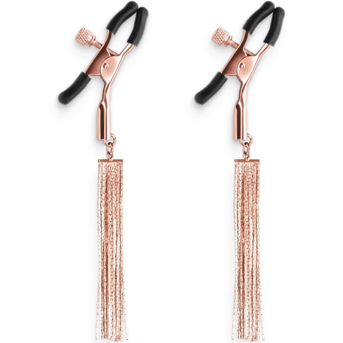 Зажимы для сосков NS Novelties Bound Nipple Clamps D2 (Rose Gold)