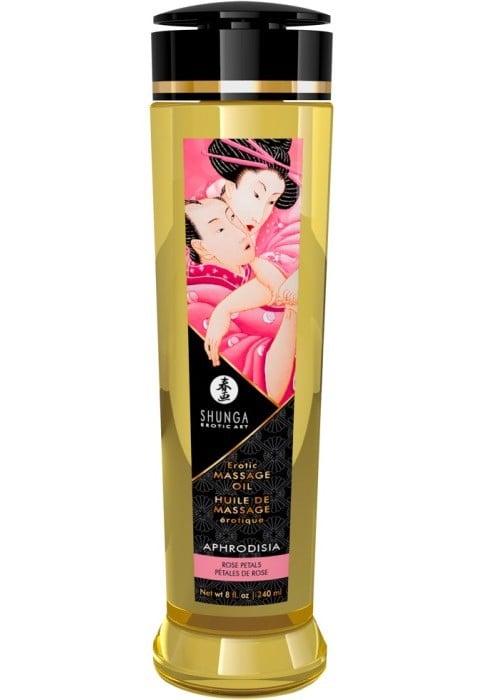 Массажное масло роза Shunga Aphrodisia Roses, 240 мл - Изображение 2