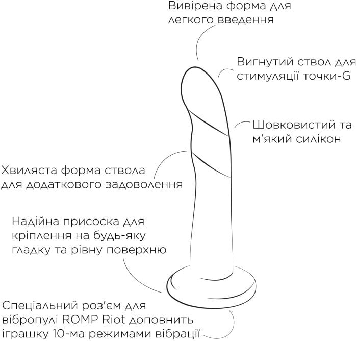 Фаллоимитатор Romp Dizi - Изображение 2