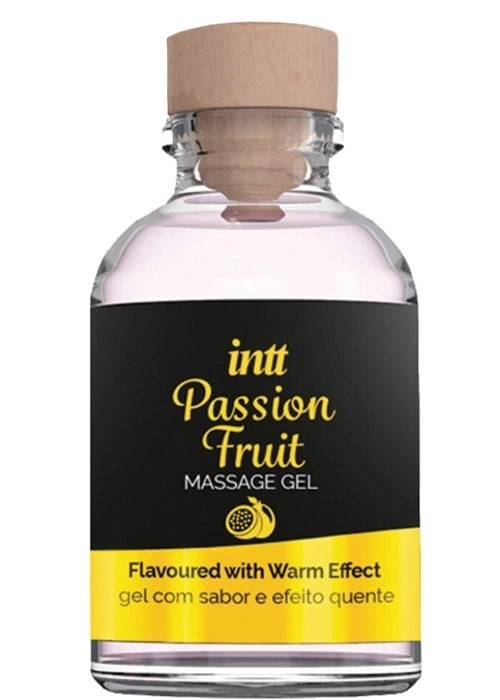 Масажний гель для поцілунків зі смаком маракуї Intt Passion Fruit, 30 мл