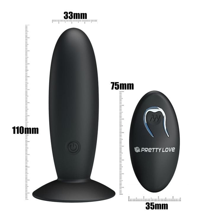 Анальная пробка с вибрацией Pretty Love Remote Control Vibrating Plug - Изображение 4