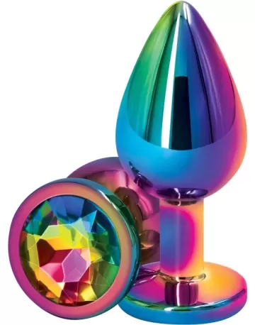 Анальная пробка Multicolor Medium от NS Novelties