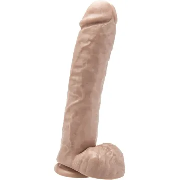 Большой фаллоимитатор Get Real Dildo 11" with Balls от Toy Joy
