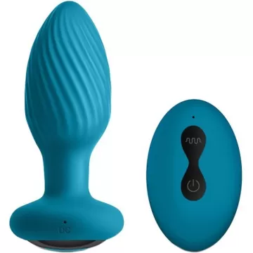 Анальная пробка с ротацией и вибро NS Novelties Inya Alpine (Blue)