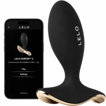 Анальная пробка с вибрацией Lelo Surfer 2 (Black)